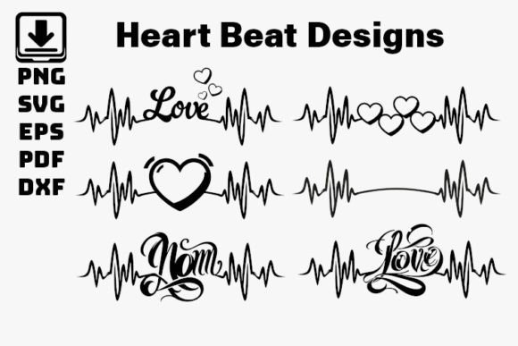 A Designer's Look at the Heart Beat Decorative SVG for Embroidery