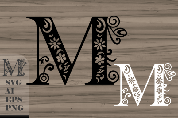 A Designer's Real-World Look at the Floral Decorative Letter M