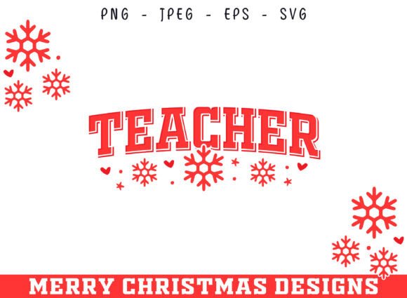 A Festive, Customizable SVG for Teacher Christmas Crafts