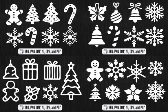 Crafting Festive Graphics with a Christmas SVG Ornament Set