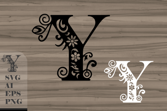 Flourish Your Blog Graphics With the Floral Decorative Letter Y