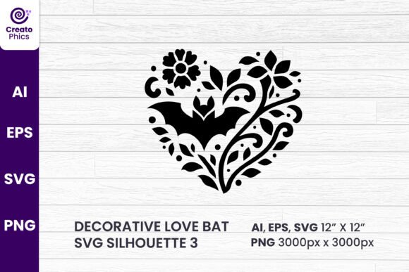 Graphic Review: The Love Bat Silhouette for Branding