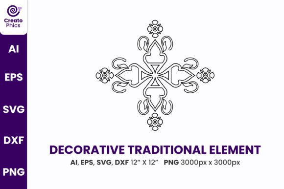Traditional Decorative Vector Element