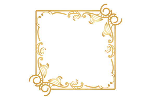 Vintage Insignia Frame: A Crafts Graphic for Elegant Branding