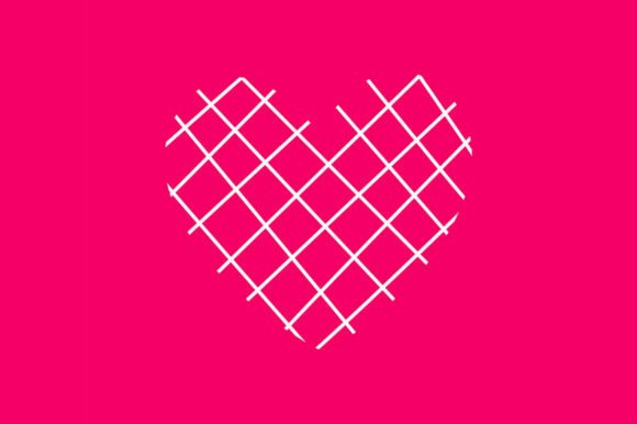 White Line Heart Decorative Icon: Graphics & Icons Review